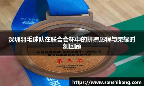 深圳羽毛球队在联合会杯中的拼搏历程与荣耀时刻回顾